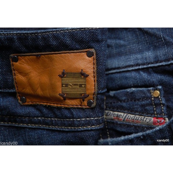 Diesel RONHAR 008FC Bootcut Slim Fit Mid Rise Stretch Jeans Pants 24x30 Nwt - Picture 5 of 7